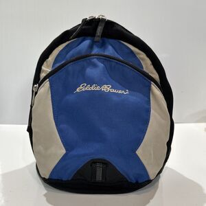 Vintage Eddie Bauer Mini Nylon Small Backpack Rucksack Hiking Bag